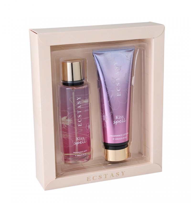 Ecstasy Σετ Δώρου - Kiss Spell Body Cream 236ml + Body Mist 250ml