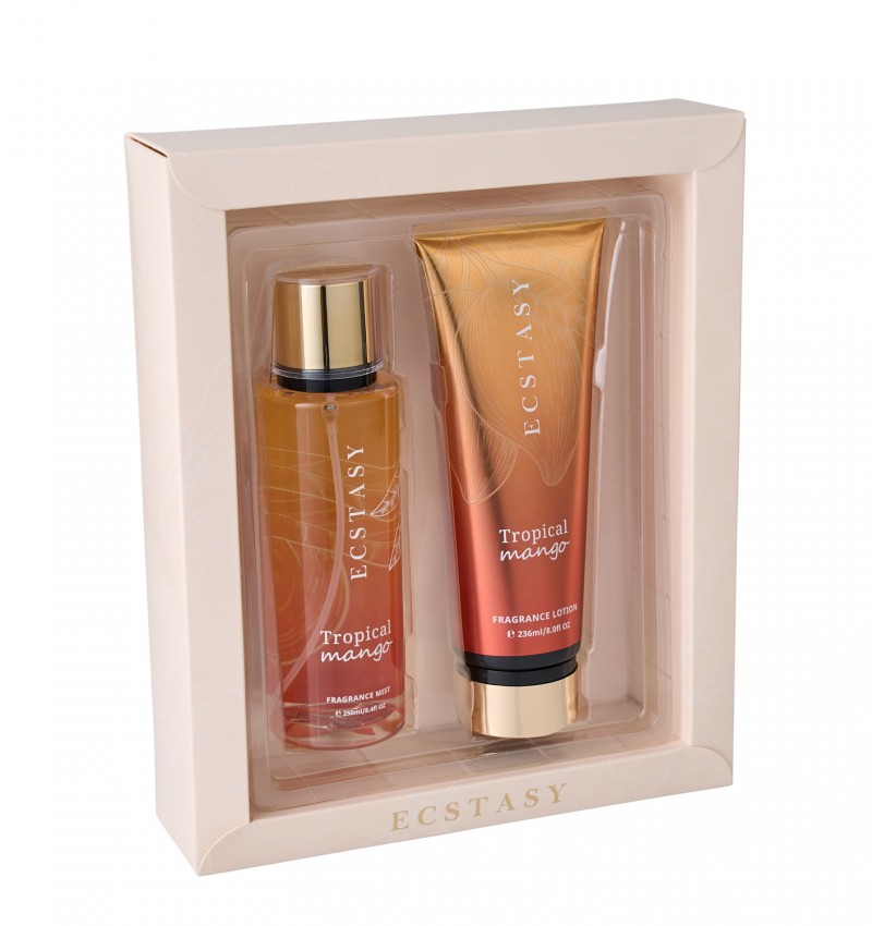 Ecstasy Σετ Δώρου - Tropical Mango Body Cream 236ml + Body Mist 250ml